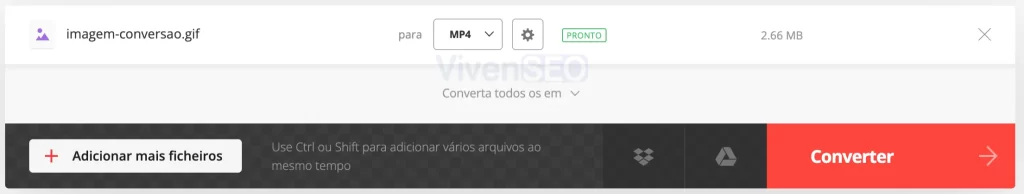 Convert.IO - Pronto para Converter