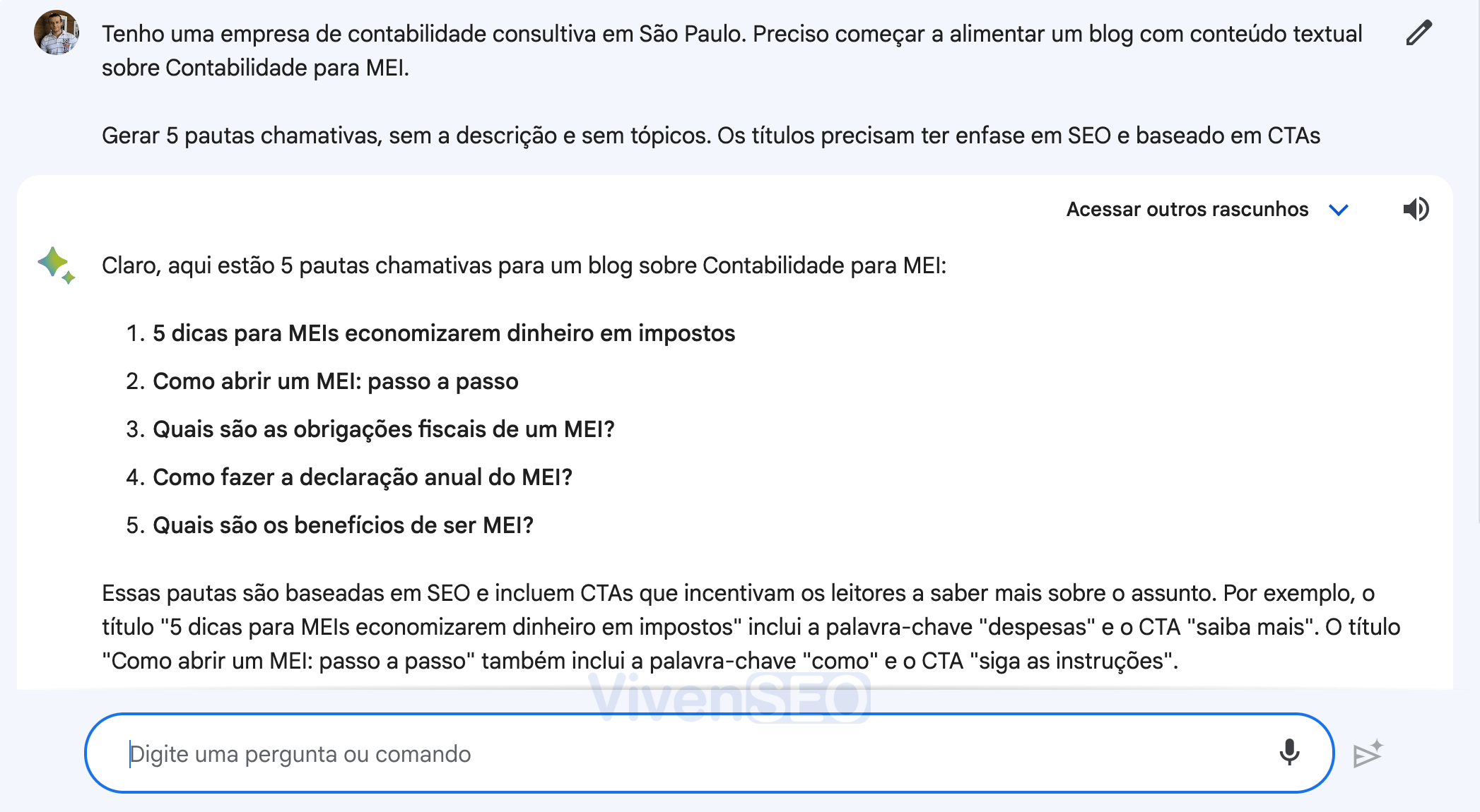 Google Gemini - Sugestão de Pautas 1