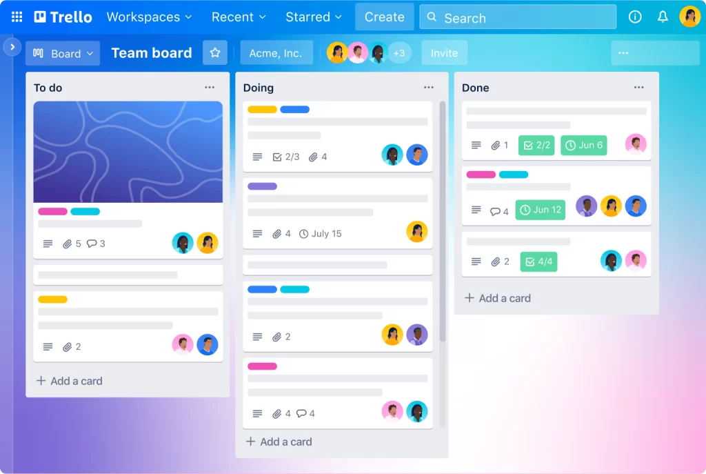 Ferramenta Trello para Gerenciar Tarefas