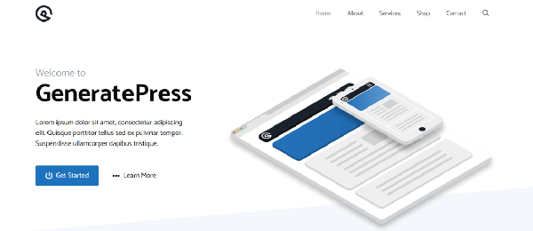 Tema Grátis GeneratePress para WordPress