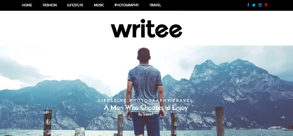 Tema Grátis Writee para WordPress