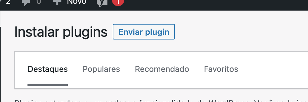 Como instalar plugin através de arquivos