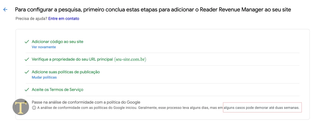 Google News - Revisão do Site