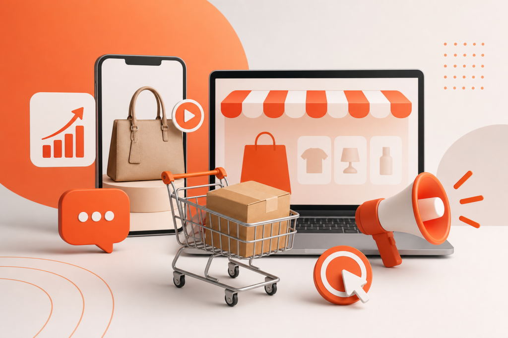 Prompts para vender na Shopee: anúncios melhores com IA Prompts para vender na Shopee com título, descrição, respostas, vídeo curto e CTA