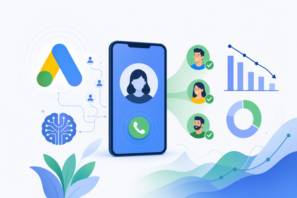 Chamadas qualificadas por IA no Google Ads