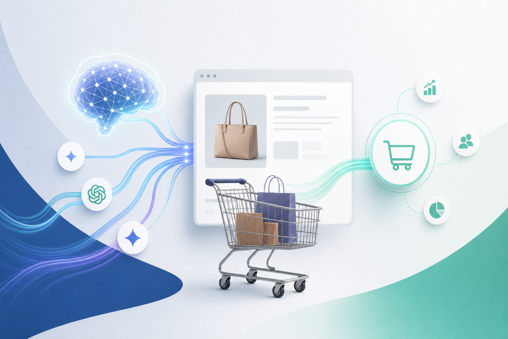 Tráfego de IA no e-commerce com páginas legíveis para compradores