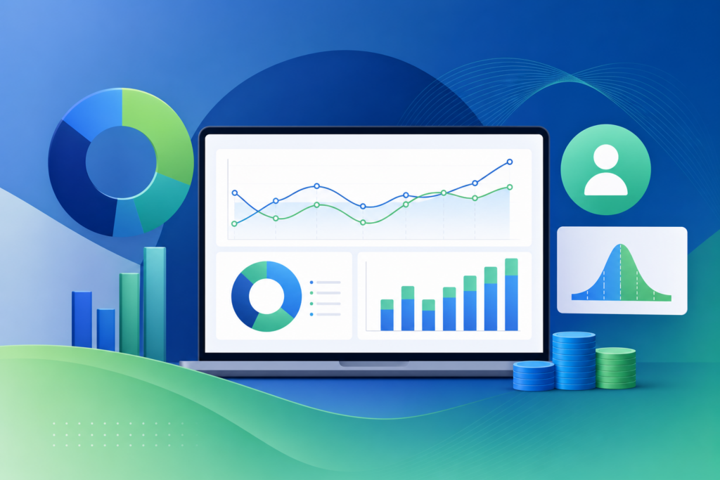 Meridian Google Analytics 360 com dashboard de marketing mix modeling