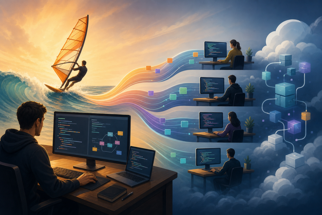Windsurf virou Devin Desktop comparando agentes de código para sites e WordPress
