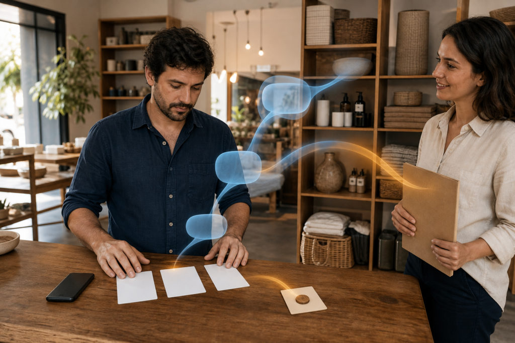 Meta Business Agent qualifica uma conversa e transfere o atendimento para uma pessoa